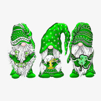 Three Gnomes Shamrock Happy St Patricks Day Family Ladies Fitted T-shirt | Artistshot