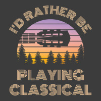 I'd Rather Be Playing Guitar Classical Guitar Head Men's Polo Shirt | Artistshot