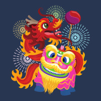 Happy Chinese New Year 2023 Lion Dragon Dance Luna Men Denim Jacket | Artistshot