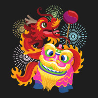 Happy Chinese New Year 2023 Lion Dragon Dance Luna Classic T-shirt | Artistshot