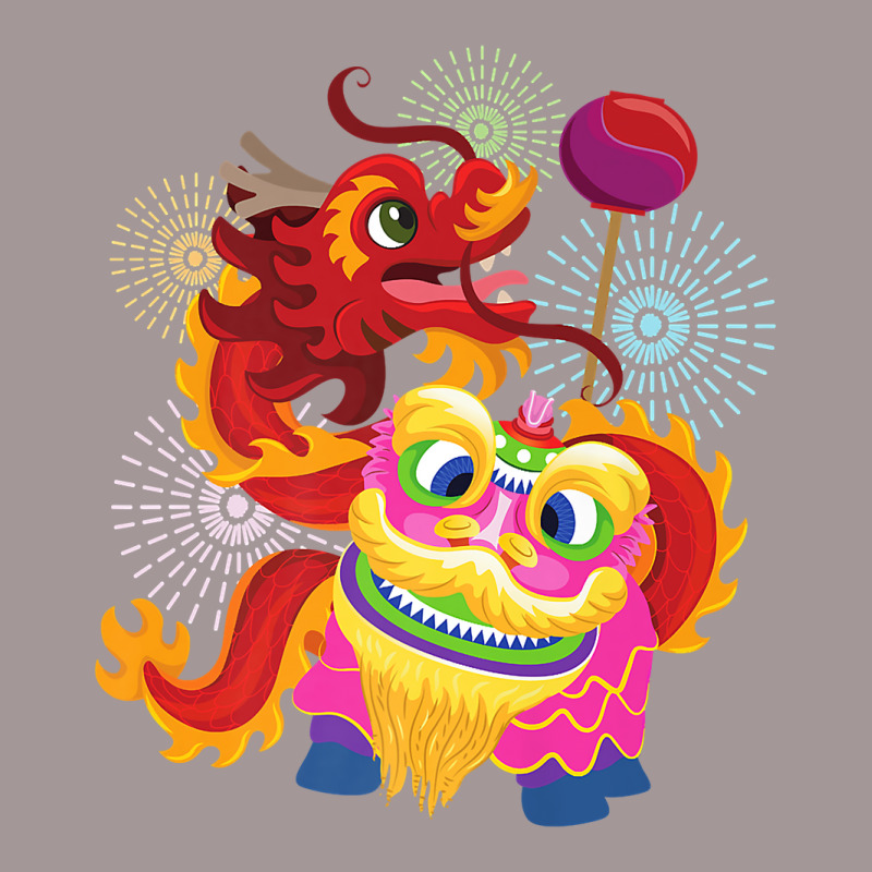 Happy Chinese New Year 2023 Lion Dragon Dance Luna Vintage Short by hiett | Artistshot