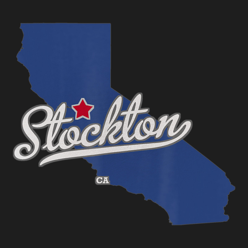 Stockton California Ca Map T Shirt Classic T-shirt by voutsro | Artistshot