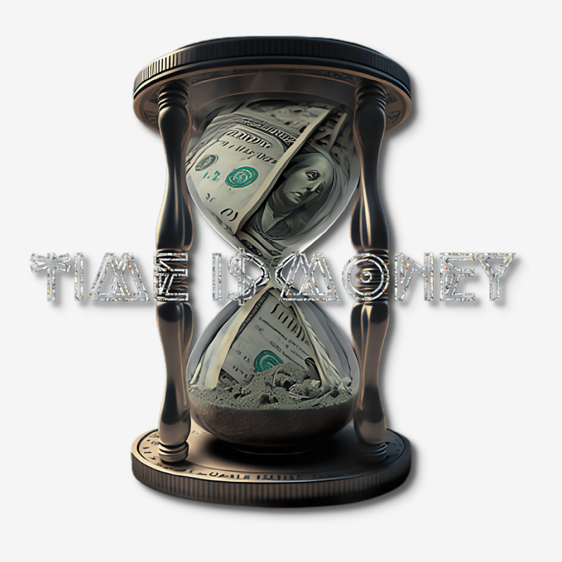 Time I$ Money Hourglass Hundred Dollar Bill Patter Adjustable Cap by terrilyn | Artistshot