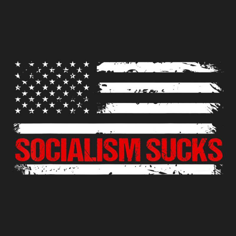 American Flag Socialism Sucks T Shirt Classic T-shirt | Artistshot