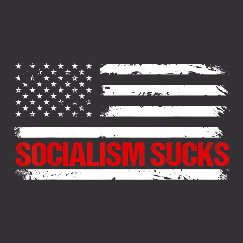 American Flag Socialism Sucks T Shirt Vintage Hoodie And Short Set | Artistshot