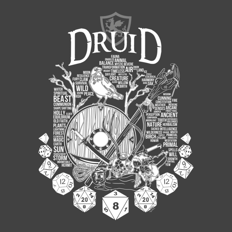 Rpg Class Series Druid   White Version Vintage T-shirt | Artistshot