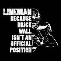 American Football Lineman Because Brick Wall Funny Zipper Hoodie | Artistshot