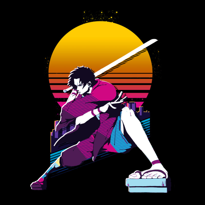 Samurai Champloo   Mugen Retrowave Men's 3/4 Sleeve Pajama Set by sanjoolecpal | Artistshot