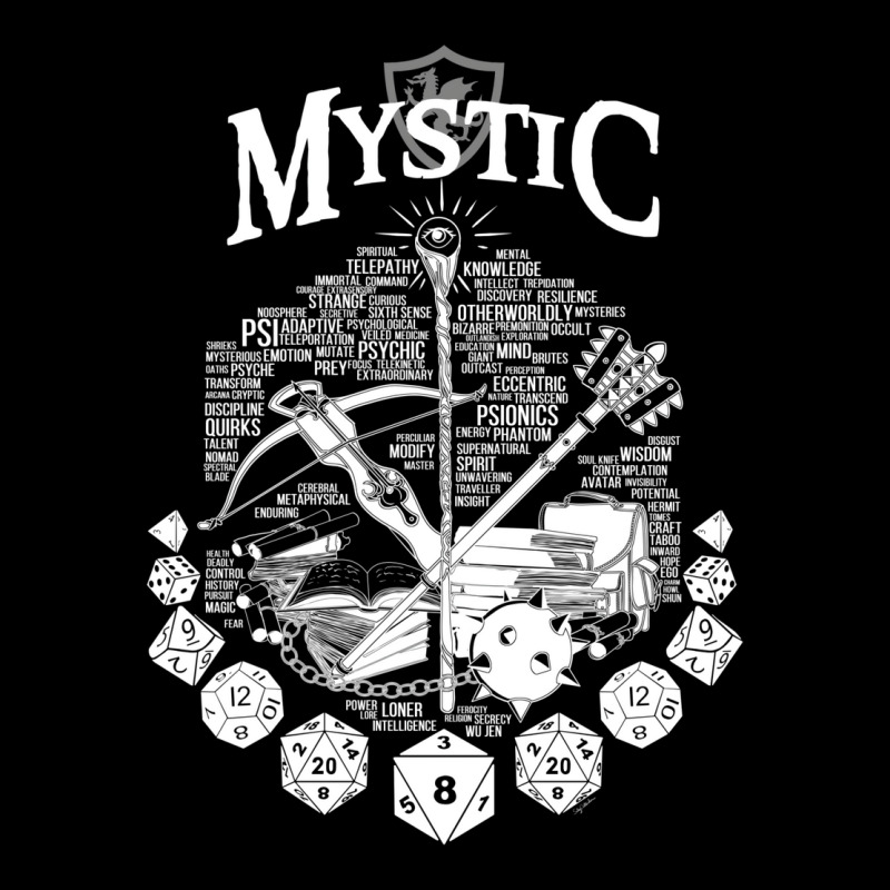 Rpg Class Series Mystic   White Version Pocket T-shirt | Artistshot