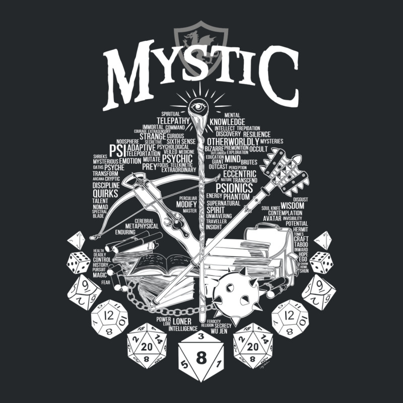 Rpg Class Series Mystic   White Version Crewneck Sweatshirt | Artistshot