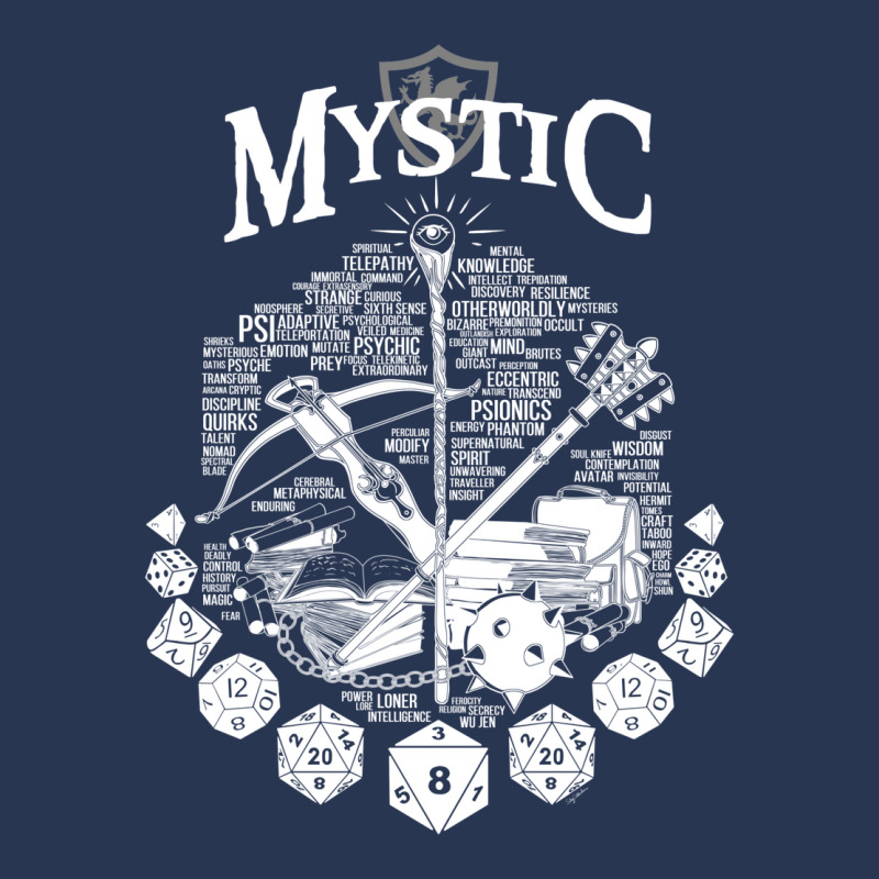 Rpg Class Series Mystic   White Version Men Denim Jacket | Artistshot