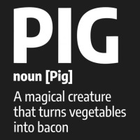 Mens Funny Pig Meat Definition Quote For A Pork Ba Classic T-shirt | Artistshot