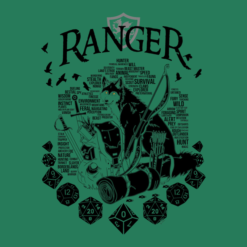 Rpg Class Series Ranger   Black Version T-shirt | Artistshot