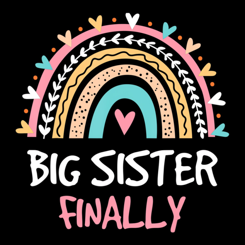 Big Sister Finally Rainbow New Baby Announcement T Toddler Sweatshirt by scrabeck | Artistshot