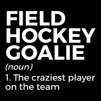 Funny Field Hockey Goalie Definition Men Women T S Cropped Hoodie | Artistshot