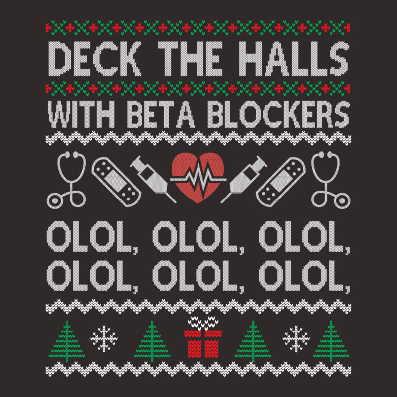 Deck The Halls With Beta Blockers Olol Sweatshirt Racerback Tank by kulowbu | Artistshot