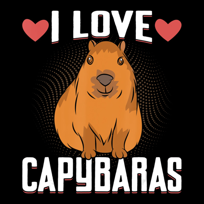 I Love Capybaras   Funny Capybara Cavies Rodent Lo V-neck Tee | Artistshot