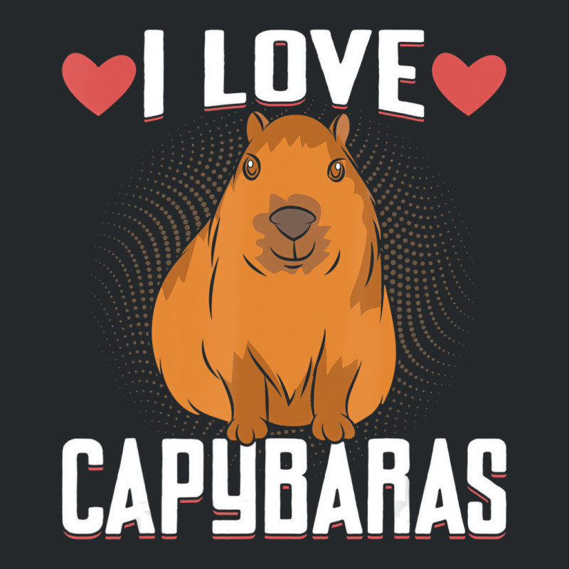 I Love Capybaras   Funny Capybara Cavies Rodent Lo Crewneck Sweatshirt | Artistshot