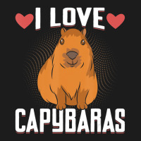 I Love Capybaras   Funny Capybara Cavies Rodent Lo Hoodie & Jogger Set | Artistshot