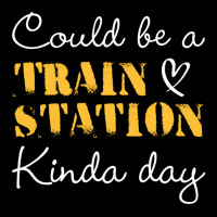 Could Be A Train Station Kinda Day Sweatshirt Women's V-neck T-shirt | Artistshot