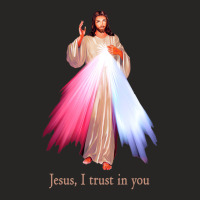 Divine Mercy Jesus I Trust In You T Shirt Ladies Fitted T-shirt | Artistshot