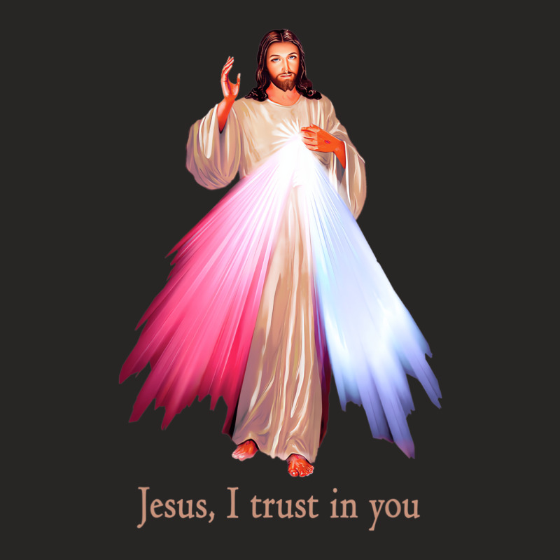 Divine Mercy Jesus I Trust In You T Shirt Ladies Fitted T-Shirt by fieyzacik | Artistshot