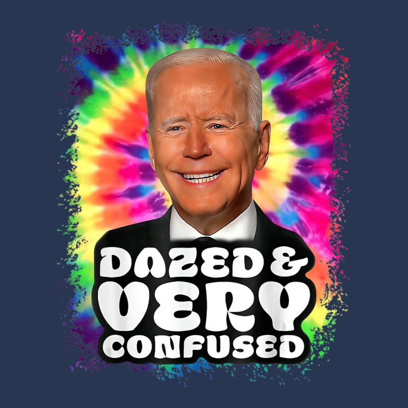 Biden Dazed And Very Confused Tie Dye Funny T Shir Men Denim Jacket | Artistshot