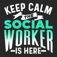 Keep Calm The Social Worker Is Here Graduation Wor Men's T-shirt Pajama Set | Artistshot