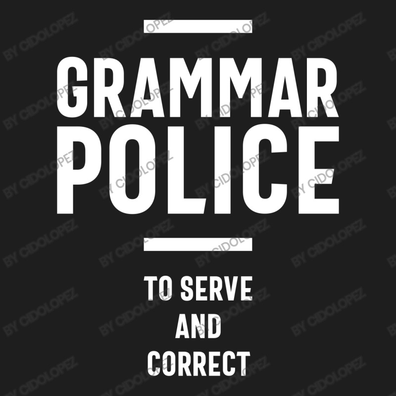 Grammar Police Women And Kids Funny Costume Idea Classic T-shirt | Artistshot