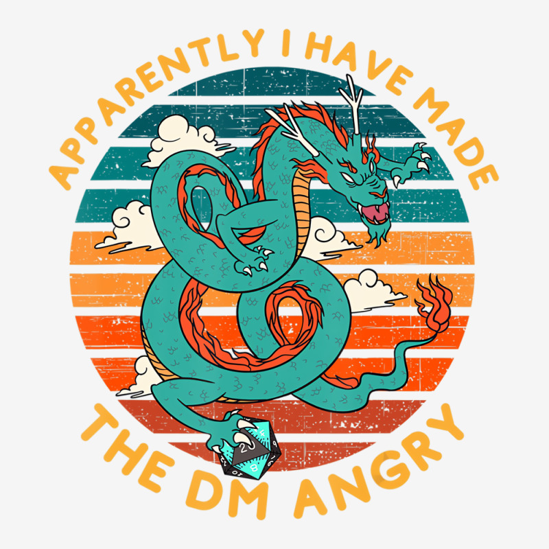 Because I Made The Dm Angry Vintage Dungeon Rpg Di Adjustable Cap by catricegar | Artistshot