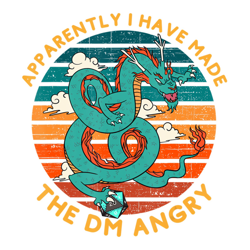 Because I Made The Dm Angry Vintage Dungeon Rpg Di Maternity Scoop Neck T-shirt by catricegar | Artistshot