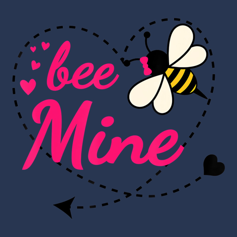 Bee Mine Pink Heart And Honey Bee Valentines Day T Men Denim Jacket | Artistshot