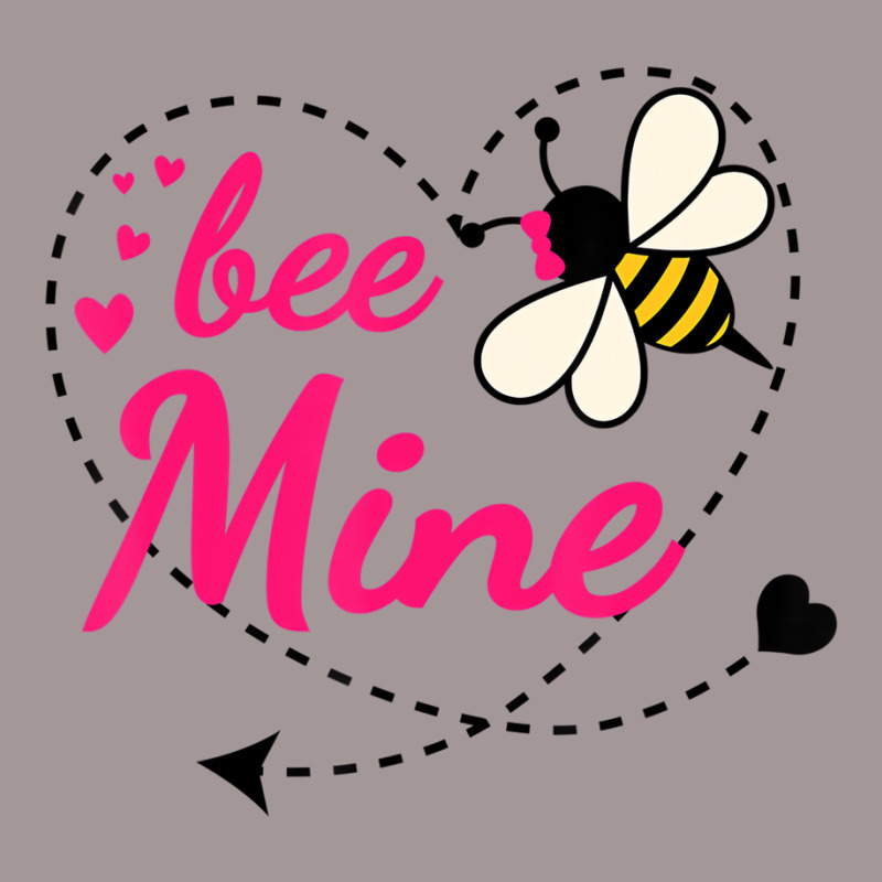 Bee Mine Pink Heart And Honey Bee Valentines Day T Vintage Short | Artistshot