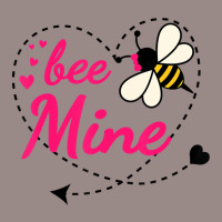 Bee Mine Pink Heart And Honey Bee Valentines Day T Vintage T-shirt | Artistshot