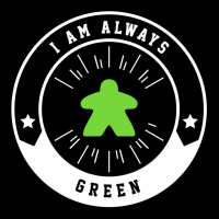 I Am Always Green Meeple   Board Games And Meeples V-neck Tee | Artistshot