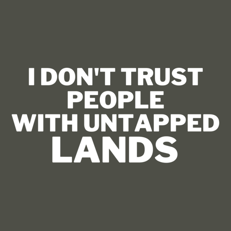 I Don't Trust People With Untapped Lands 25 Fleece Short by fettekolatz | Artistshot