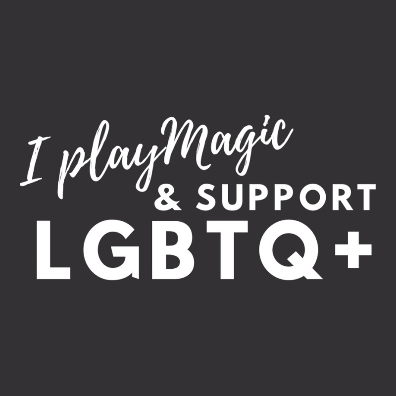 I Play Magic & Support Lgbtq+ Vintage Hoodie And Short Set by fettekolatz | Artistshot