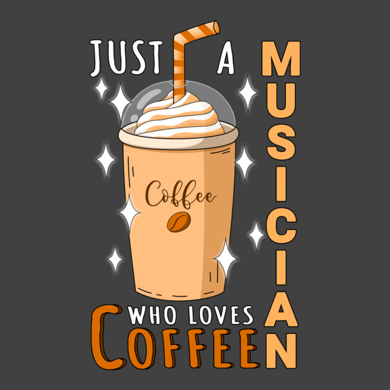 Just A Musician Who Loves Coffee Quote Design Vintage T-shirt | Artistshot