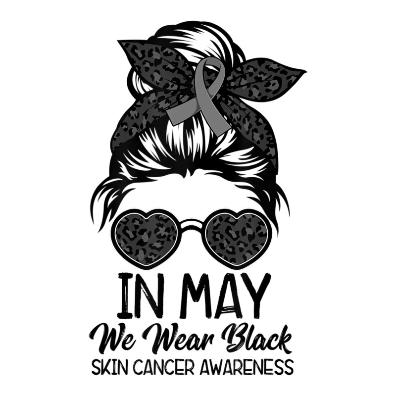 In May We Wear Black Skin Cancer Awareness Month T Men's T-shirt Pajama Set | Artistshot