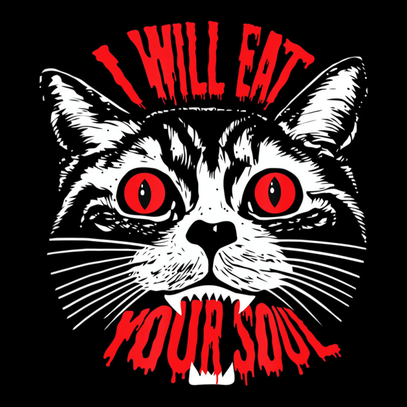 I Will Eat Your Soul Satanic Cat Spooky Gift For H Lightweight Hoodie | Artistshot