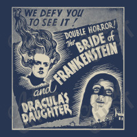 Halloween Monster Poster Horror Movie Dracula Frankenstein Ladies Denim Jacket | Artistshot