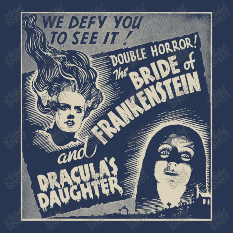 Halloween Monster Poster Horror Movie Dracula Frankenstein Ladies Denim Jacket by Yuh2105 | Artistshot