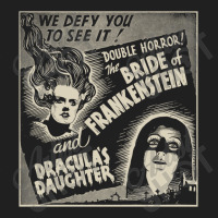 Halloween Monster Poster Horror Movie Dracula Frankenstein Ladies Polo Shirt | Artistshot