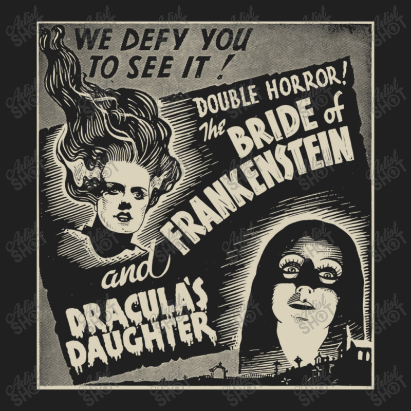 Halloween Monster Poster Horror Movie Dracula Frankenstein Ladies Polo Shirt by Yuh2105 | Artistshot