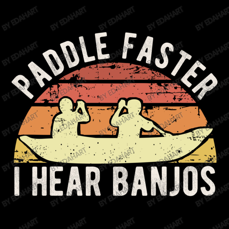 Paddle Faster I Hear Banjos Vintage Funny Banjo Gifts For Men Women Ka V-neck Tee | Artistshot