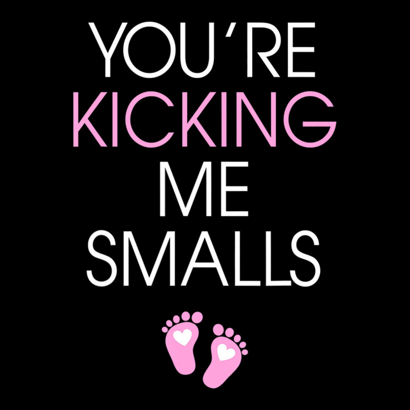 You're Kicking Me Smalls   Funny Pregnancy T Shirt Cropped Sweater by mauthe | Artistshot