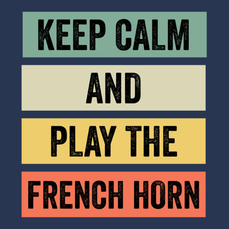 Keep Calm And Play The French Horn Men Denim Jacket | Artistshot