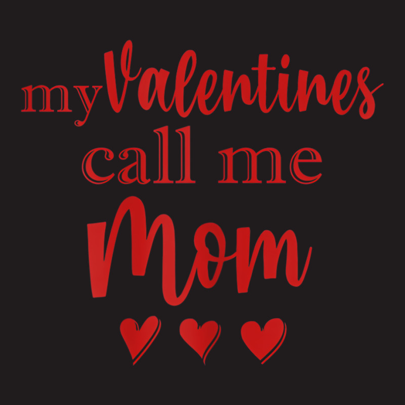 Womens My Valentines Call Me Mom Shirt   Mommy Val Waist Apron | Artistshot