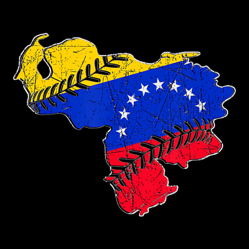 Venezuela Flag Baseball Laces Country Map Outline Youth Hoodie | Artistshot