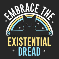 Embrace He Existential Dread Funny Novelty Cat Lov Women's Pajamas Set | Artistshot